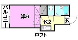 間取図画像 1K