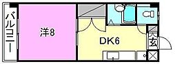 間取図画像 1DK