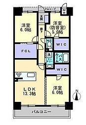 間取図画像 3LDK