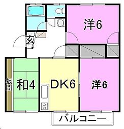 間取図画像 3DK