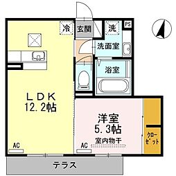 間取図画像 1LDK