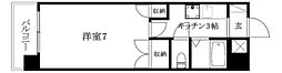 メゾン中村5 1Kの間取図画像