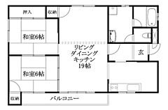 物件の間取り