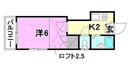 間取図画像 1K