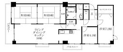 ロイヤルメゾン岩崎町 4LDKの間取図画像