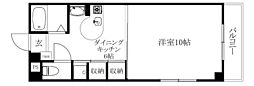 アビターレ・エッセ 1DKの間取図画像