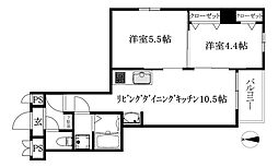 Mayfairchifune2Premium 2LDKの間取図画像
