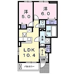 ニューアメニティ 2LDKの間取図画像