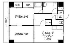 フライブルグIT 2DKの間取図画像