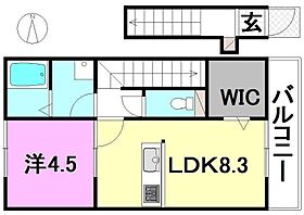 ヴェルグレーヴィア朝生田2プレミアム 203 号室 ｜ 愛媛県松山市朝生田町7丁目（賃貸アパート1LDK・2階・38.54㎡） その2