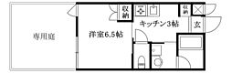 ジャンヌ喜与町 1Kの間取図画像