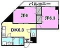 リューレント朝生田3階4.9万円