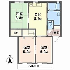 物件の間取り