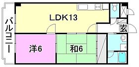 ロイヤルアネックス土居田 107 号室 ｜ 愛媛県松山市土居田町（賃貸マンション2LDK・1階・58.00㎡） その2