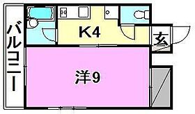 ヴィラ花みずき 202 号室 ｜ 愛媛県松山市平和通4丁目（賃貸マンション1K・2階・28.35㎡） その2