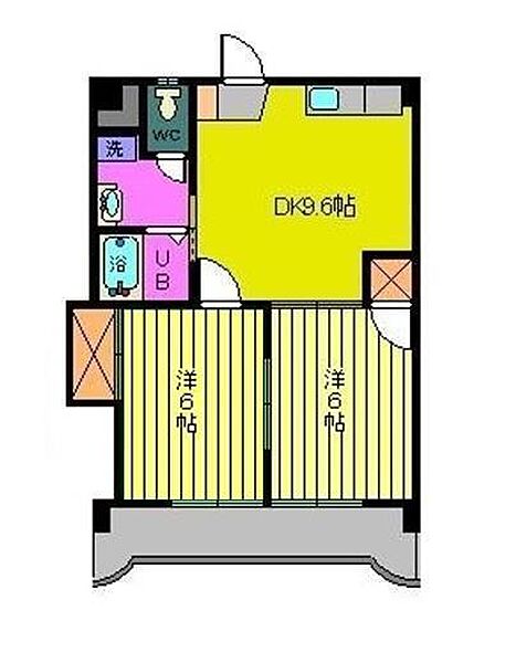 レジデンスＭ－1 502 号室｜愛媛県松山市北土居5丁目(賃貸マンション2DK・5階・44.75㎡)の写真 その2