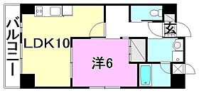 プレジール・ヴェレ 602 号室 ｜ 愛媛県松山市三番町3丁目（賃貸マンション1LDK・6階・42.00㎡） その2