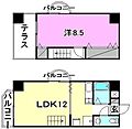グリチネドゥエ7階5.0万円