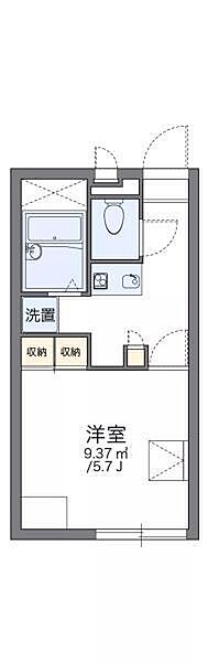 レオパレスルーチェ 205 号室｜愛媛県松山市南斎院町(賃貸アパート1K・2階・20.28㎡)の写真 その2