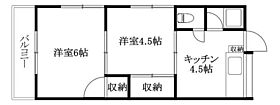 小栗荘 203 号室 ｜ 愛媛県松山市小栗2丁目（賃貸アパート2K・2階・28.51㎡） その2