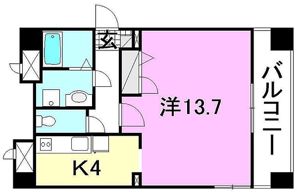 エル・ミオーレ朝生田 102 号室｜愛媛県松山市朝生田町7丁目(賃貸マンション1K・1階・43.20㎡)の写真 その2