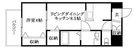 ＧＲＡＮＤＥ　ＡＲＣＨＥ　ＥＤＡＭＡＴＳＵ 102 号室 ｜ 愛媛県松山市枝松4丁目（賃貸マンション1LDK・1階・35.94㎡） その2