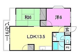 ハイツ関谷 302 号室 ｜ 愛媛県松山市南斎院町（賃貸マンション2LDK・3階・55.08㎡） その2