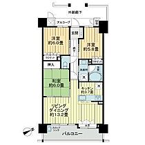 サーパス北持田 702 号室 ｜ 愛媛県松山市北持田町（賃貸マンション3LDK・7階・75.96㎡） その2