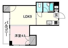 グリーンアート紅葉町 202 号室 ｜ 愛媛県松山市紅葉町（賃貸マンション1LDK・2階・22.87㎡） その2