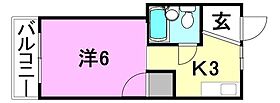 サンライズビル 406 号室 ｜ 愛媛県松山市味酒町2丁目（賃貸マンション1K・4階・19.44㎡） その2