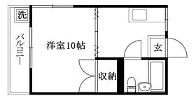 サンライズビル 202 号室 ｜ 愛媛県松山市味酒町2丁目（賃貸マンション1R・2階・20.52㎡） その2