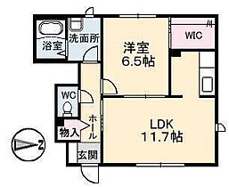 フサクラヴィエ B102 号室 ｜ 愛媛県松山市南斎院町（賃貸アパート1LDK・1階・46.49㎡） その2