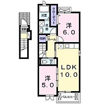 セレノ（吉藤） 201 号室 ｜ 愛媛県松山市吉藤5丁目（賃貸アパート2LDK・2階・54.40㎡） その2