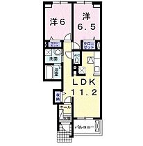 アロッジオＭ　Ａ・Ｂ棟 B102 号室 ｜ 愛媛県松山市福音寺町（賃貸アパート2LDK・1階・55.17㎡） その2