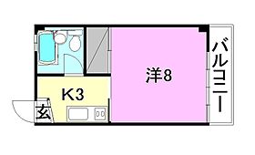 第一曙マンション 202 号室 ｜ 愛媛県松山市緑町2丁目（賃貸マンション1K・2階・22.68㎡） その2