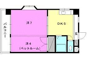 ピースフル21 101 号室 ｜ 愛媛県松山市小坂1丁目（賃貸マンション1DK・1階・33.57㎡） その2