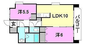 パグロ東署前 502 号室 ｜ 愛媛県松山市勝山町2丁目（賃貸マンション2LDK・5階・50.48㎡） その2