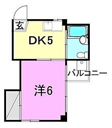 間取図画像 1DK