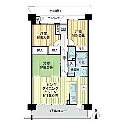 間取図画像 3LDK