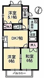 間取図画像 3DK
