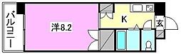 ジョイフル第2朝生田 1Kの間取図画像
