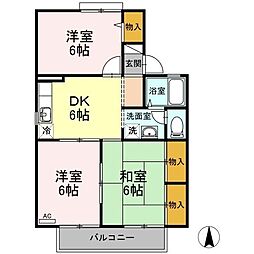 間取図画像 3DK