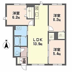 間取図画像 3LDK