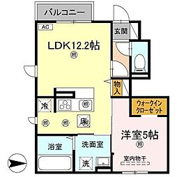 メゾン　リノ 103 号室 1階1LDKの間取り