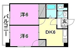 間取図画像 2DK