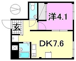 間取図画像 1DK