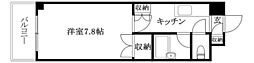 ジョイフル朝生田 1Kの間取図画像