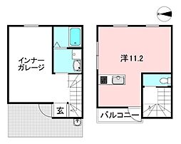 SAEKIBLD.#21HORIEBASE ワンルームの間取図画像