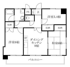 物件の間取り