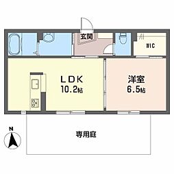 エターナルグリーン2 1LDKの間取図画像